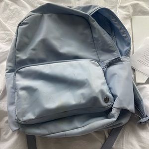 Used lululemon blue linen everywhere backpack